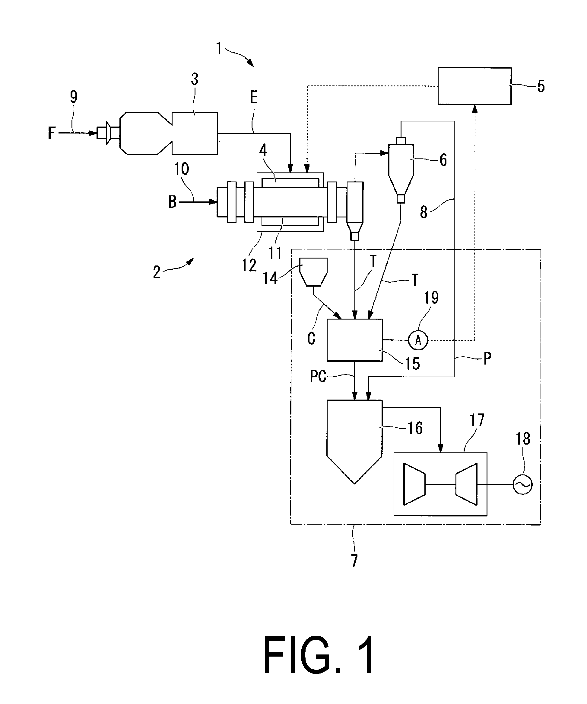 Biomass pyrolysis apparatus, and power generation system