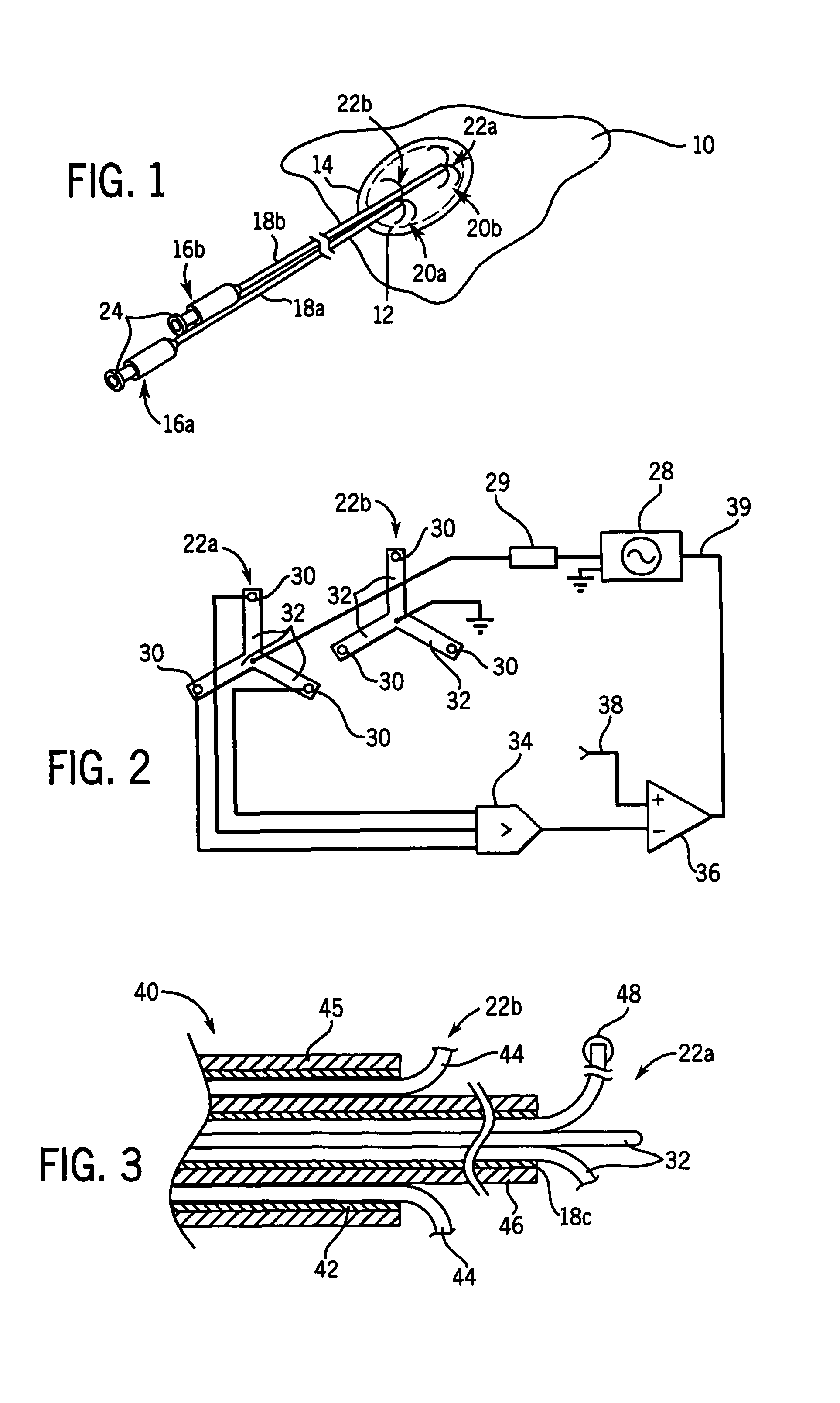 Radio-frequency ablation system and method using multiple electrodes