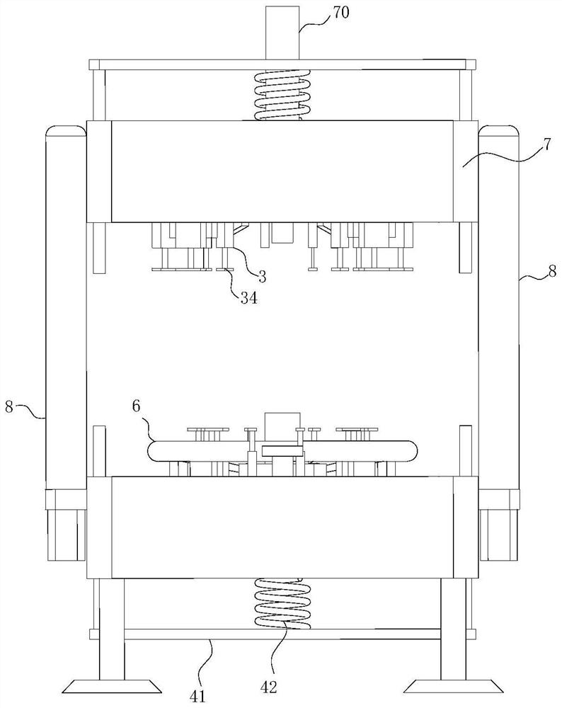 Automatic die-casting production equipment for steering wheel framework of new energy automobile