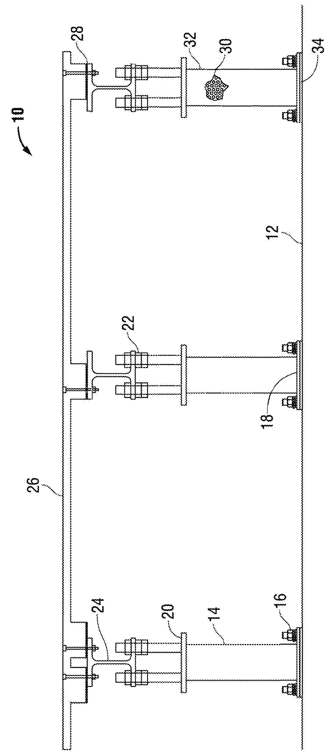 Method and system for improved semiconductor processing equipment vibration isolation and reduction