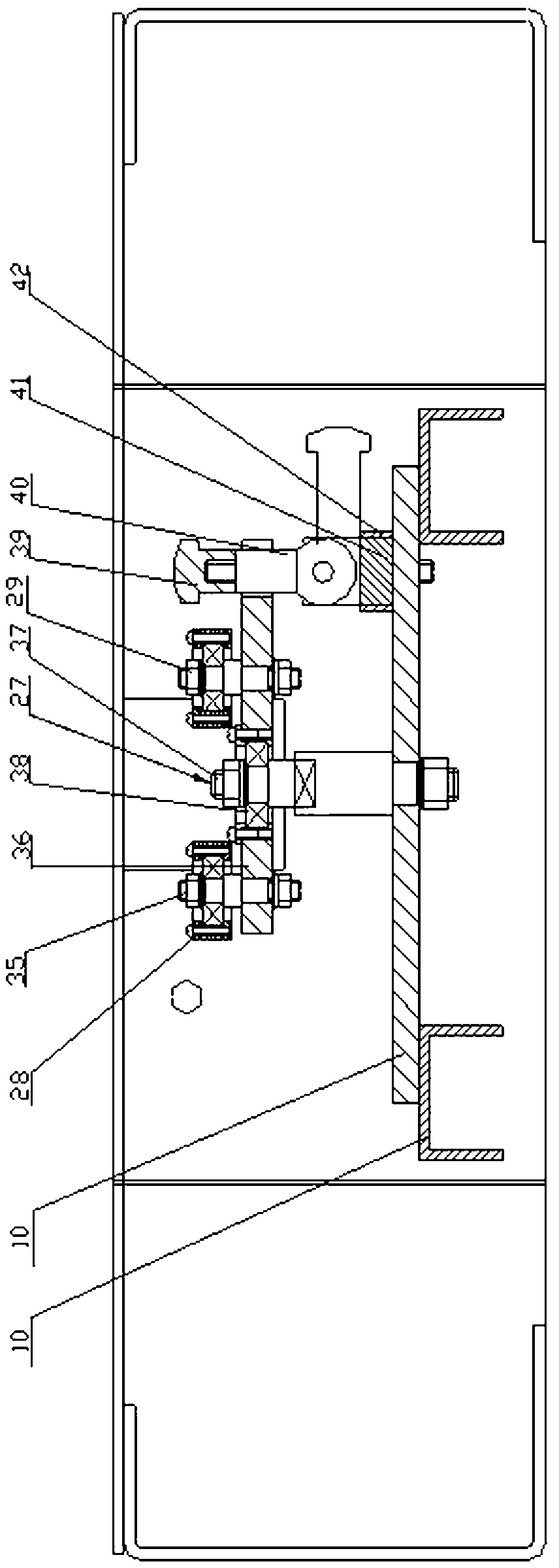 Double front axle vehicle steering axle side-slipping detecting device