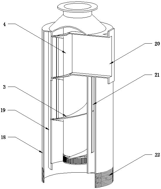 Wind-energy dust collector