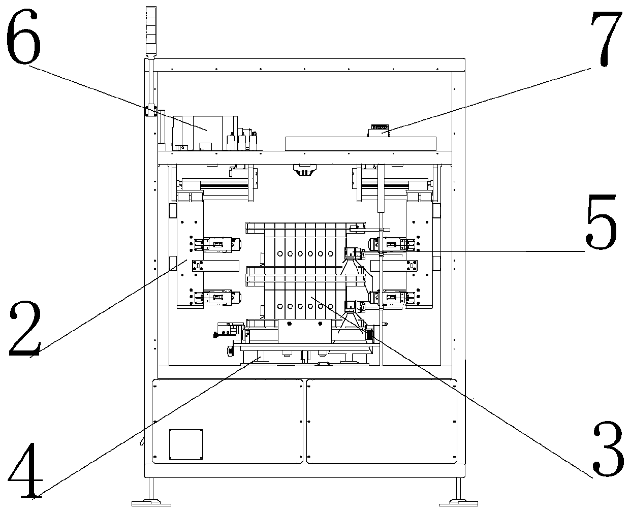 Automatic OCV test equipment for flexibly packaged power lithium ion battery