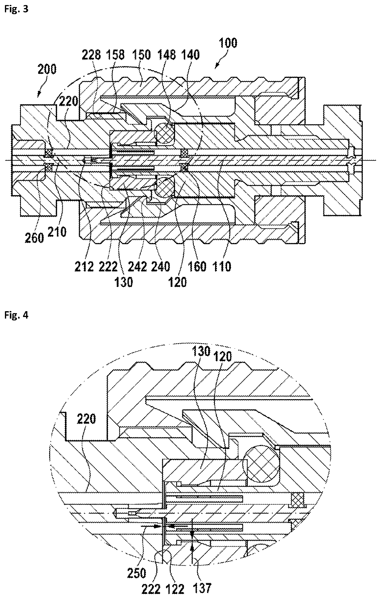 Coaxial RF connector