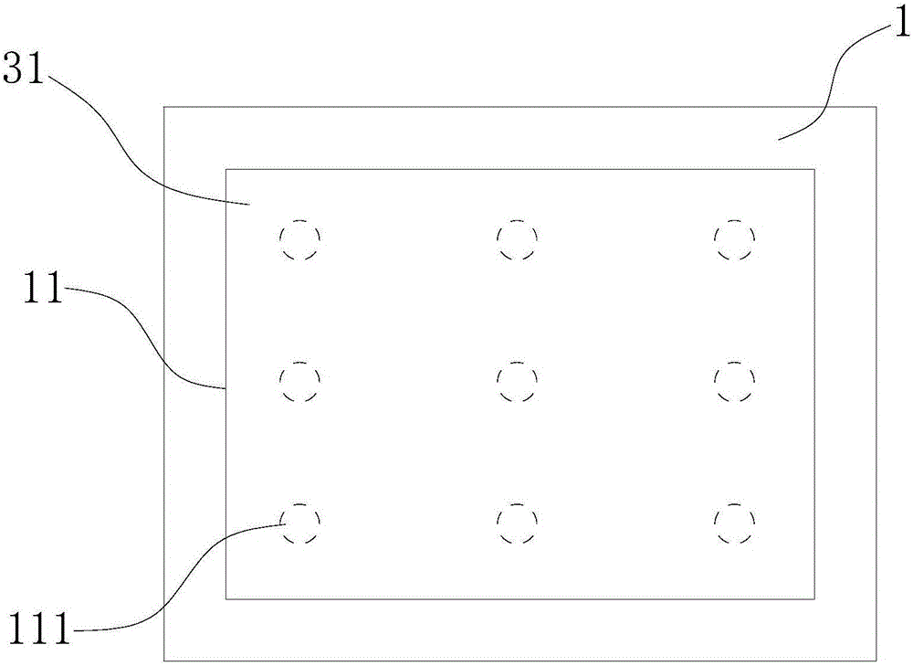 Method for separating substrate and bearing panel of electronic device and bearing panel