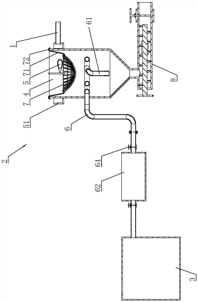 Sponge city rainwater collection and purification system with low energy consumption