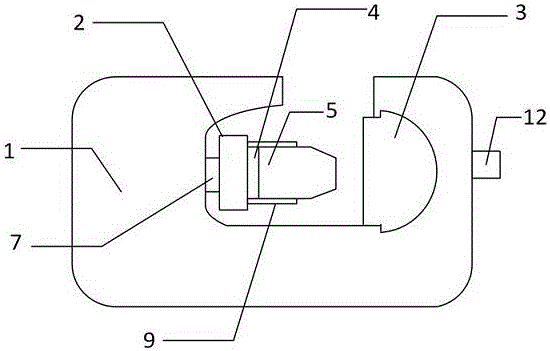 Novel cable-dumbbell test piece preparing device