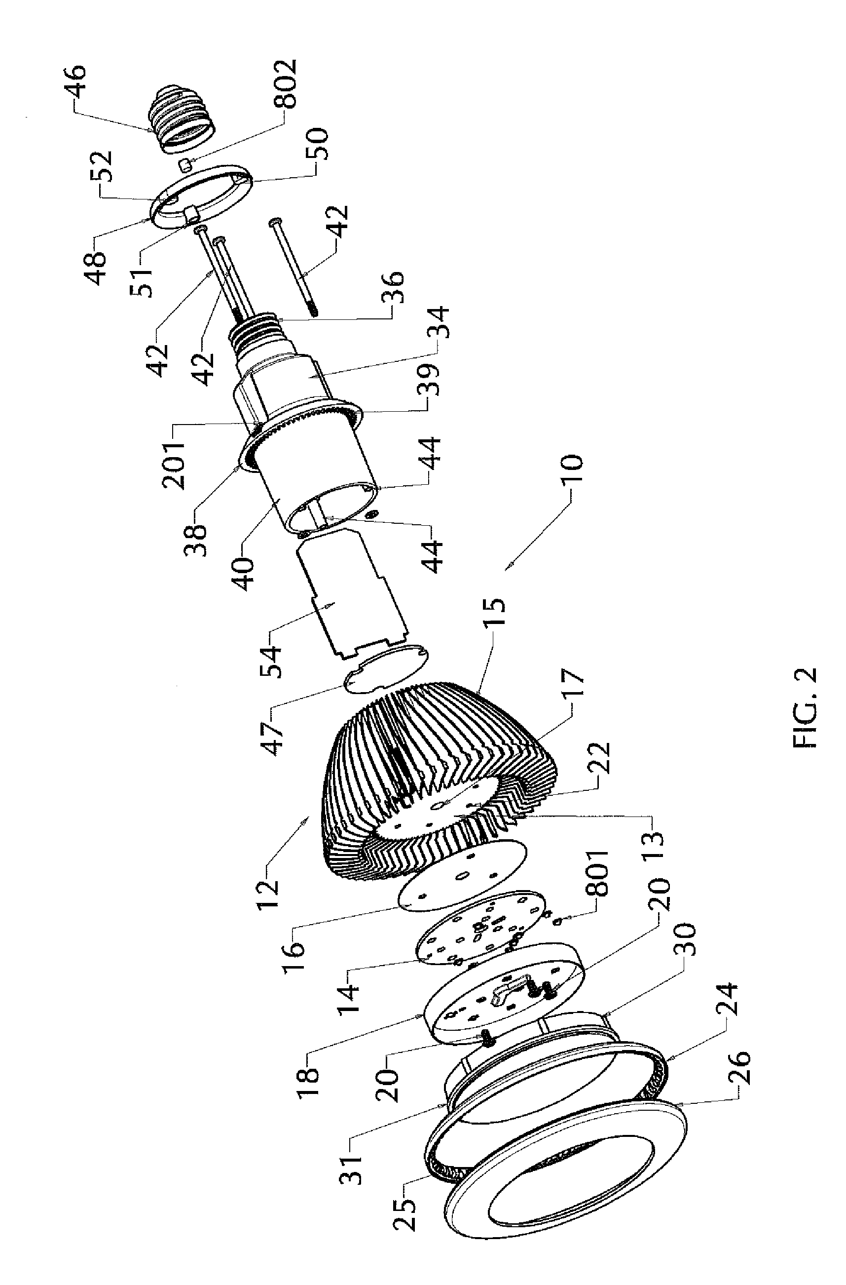 Replaceable lighting unit with adjustable output intensity and optional capability for reporting usage information, and method of operating same