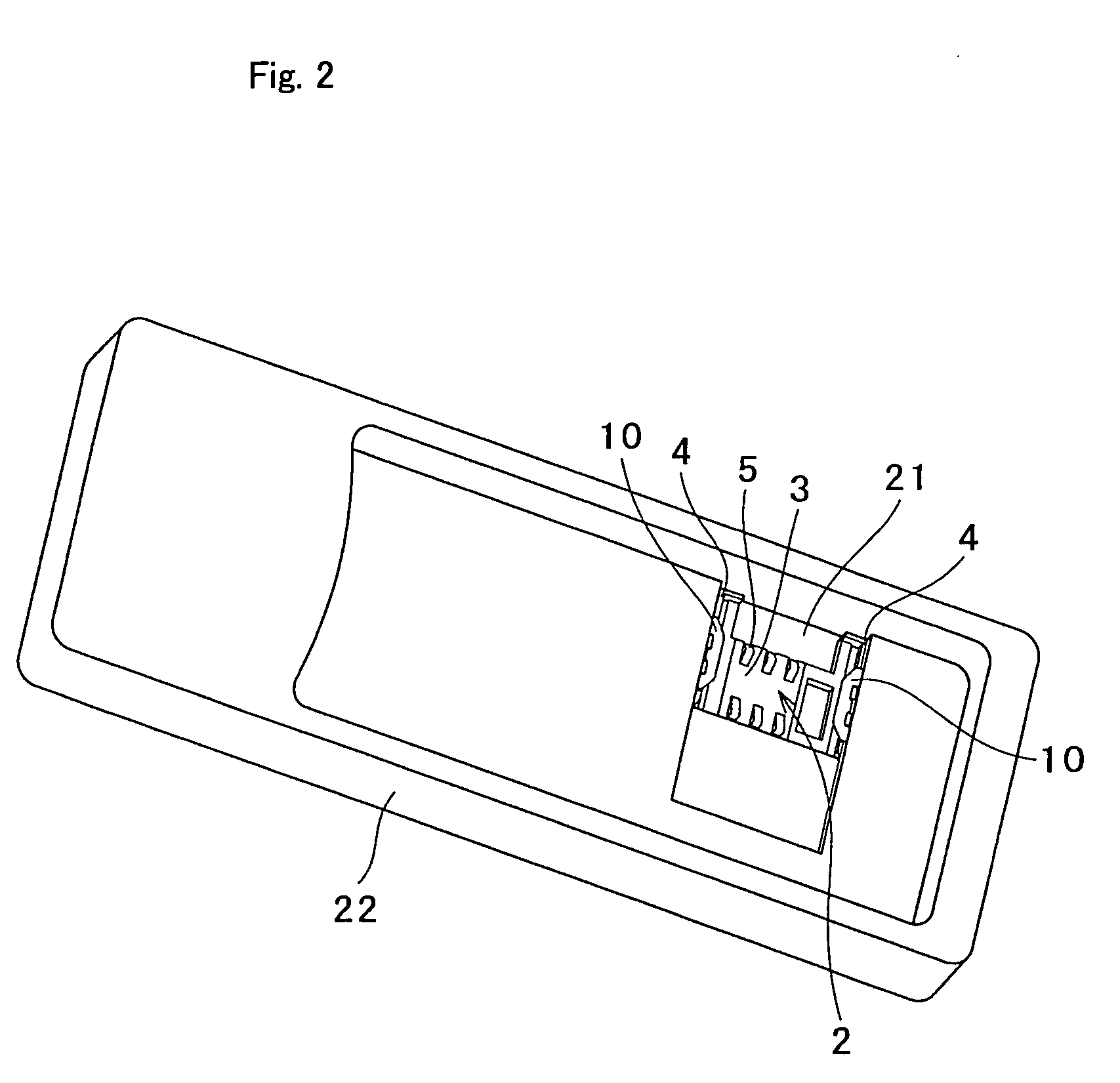 Connector for memory card and mobile phone with the connector