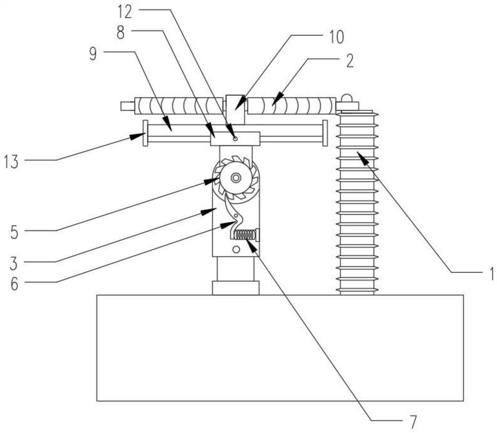 Knife switch type ignition device