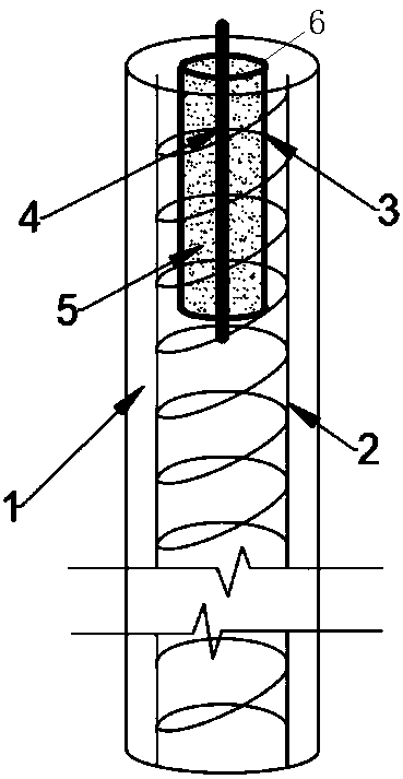 Novel combined pile foundation structure suitable for integral bridge and construction method thereof