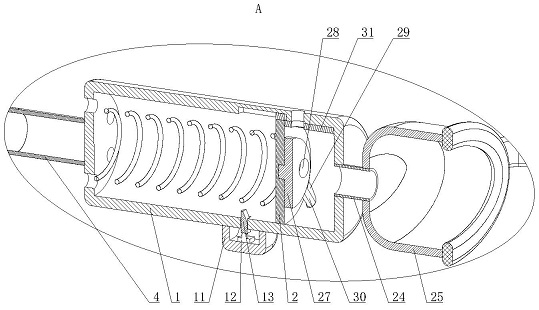 Abdominal respiration training device