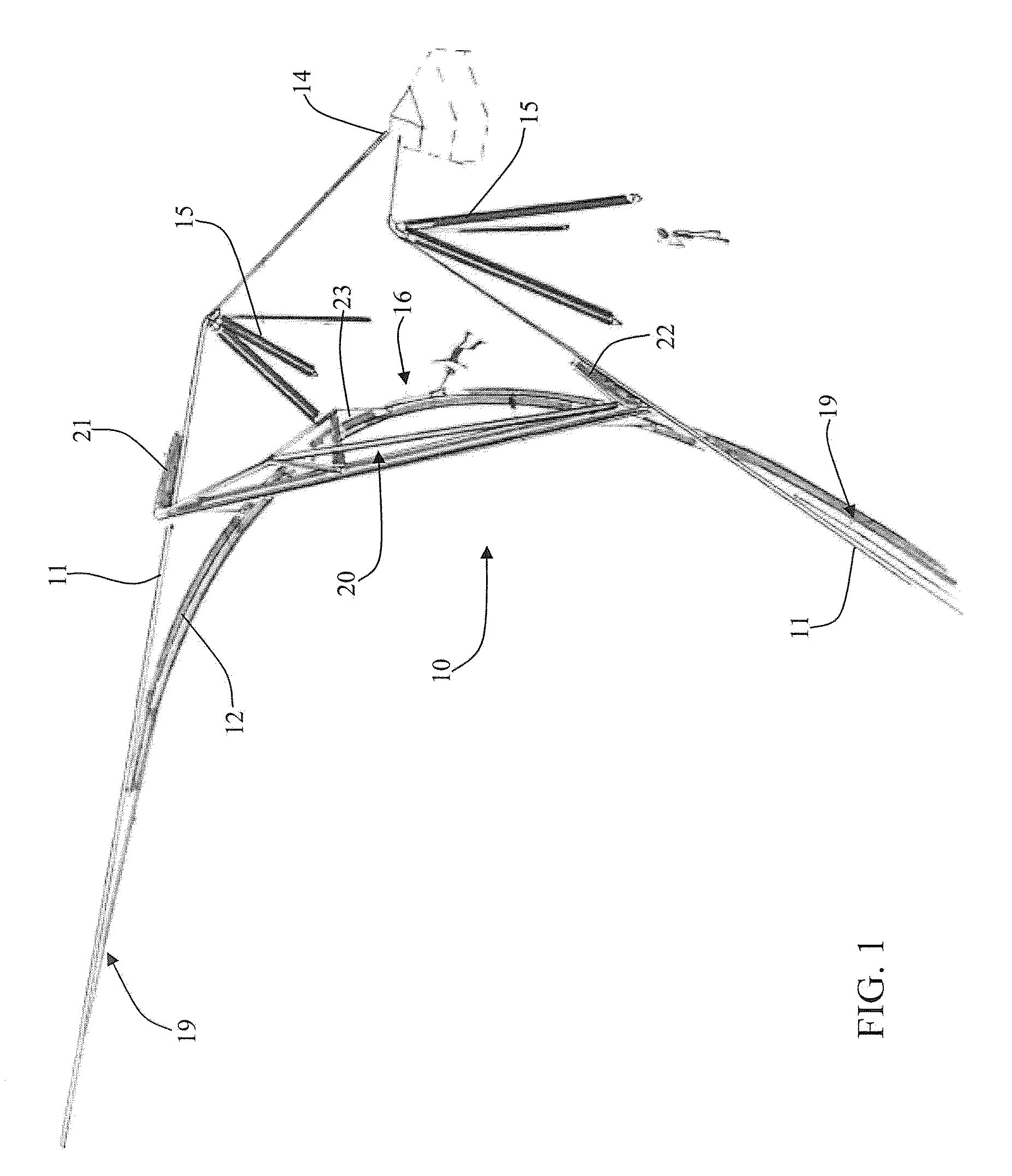 Device for suspending and moving an object or person