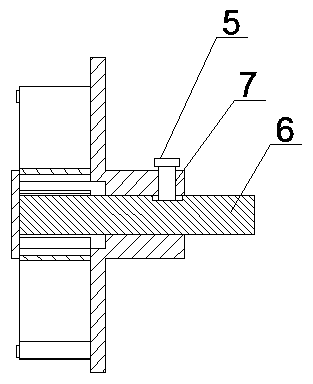 Impeller used for centrifugal pump with variable bending degree