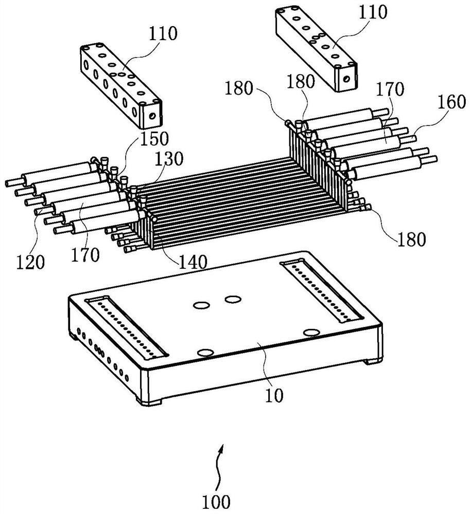 Waterway structure of mold core