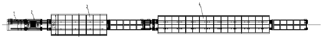 Environment-friendly steel wire heat treatment production line