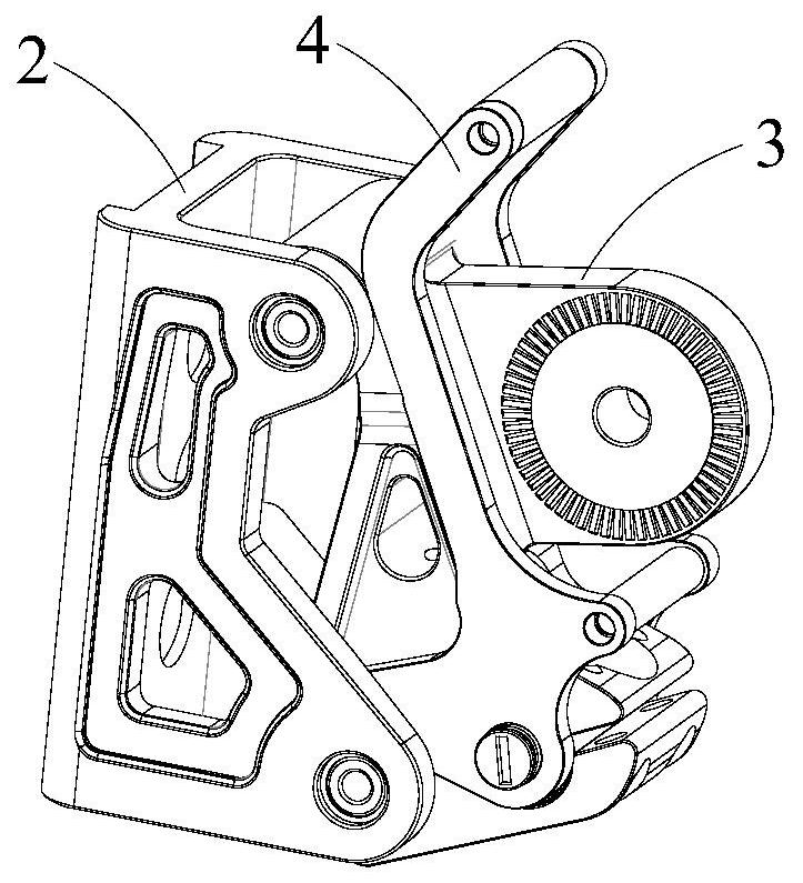 Quick connecting structure and electric wheelchair head thereof