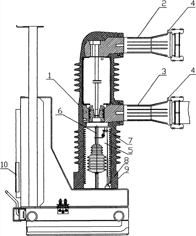 Intelligent high-voltage vacuum circuit breaker