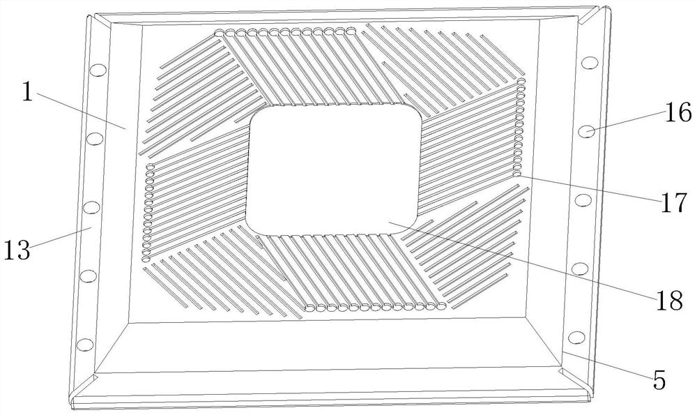 Stacked packaging piece with ground ring and processing method of stacked packaging piece