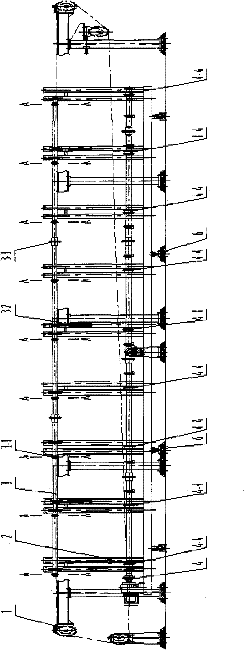 Automatic collecting device of thin-wall U-shaped steel pipe and collecting method