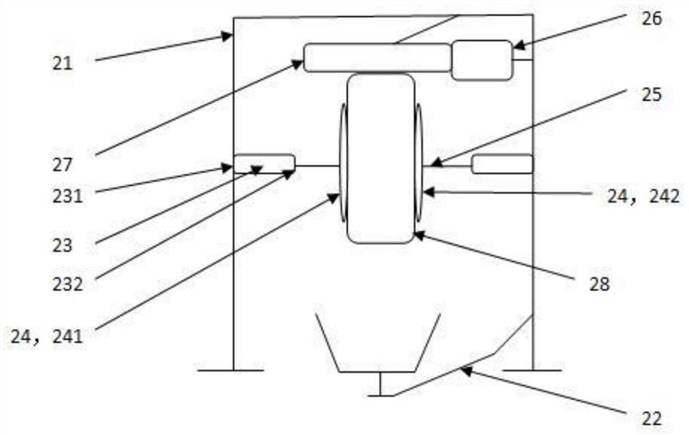 Aircraft tire penetrability damage thermal imaging detection system and method