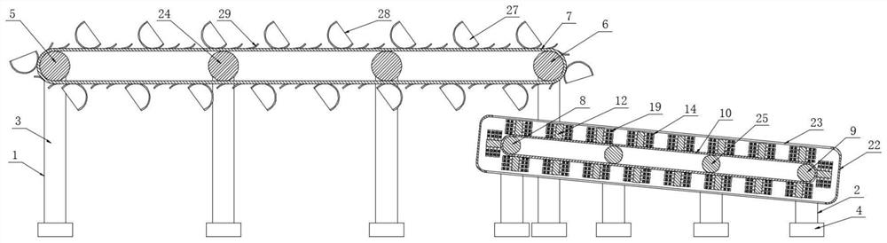 Clamping force self-adaptive sorting and bagging equipment for flexible product warehouse-out