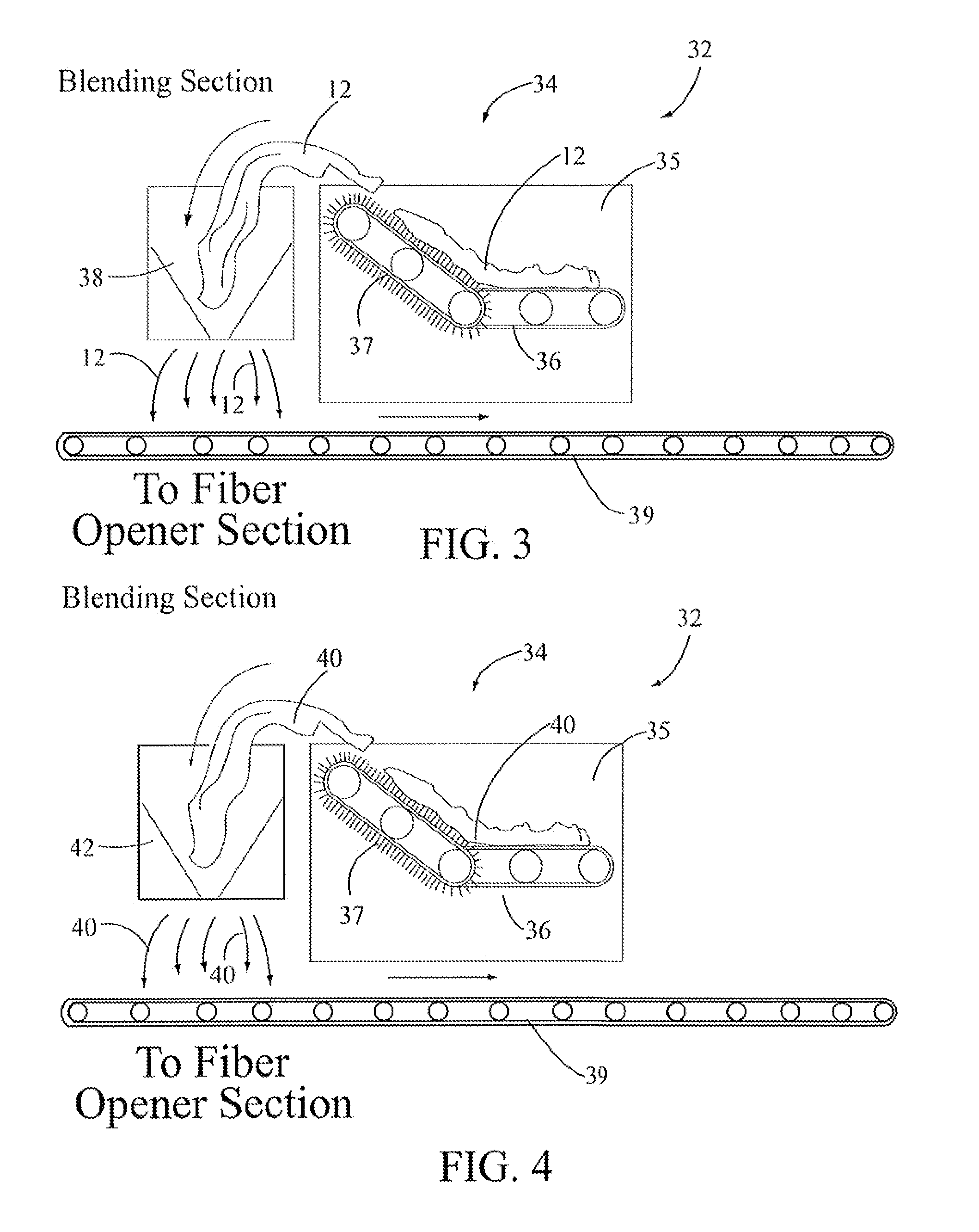 Method and system for making an alpaca bonded fiber pad