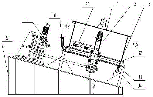 Disc-type continuous pasty material film dryer