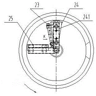 Disc-type continuous pasty material film dryer