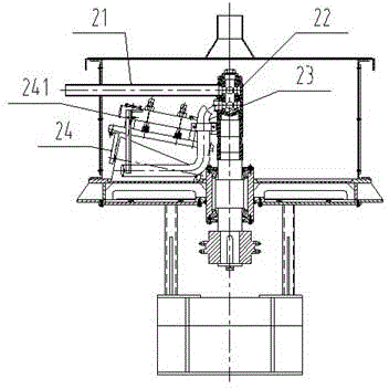 Disc-type continuous pasty material film dryer