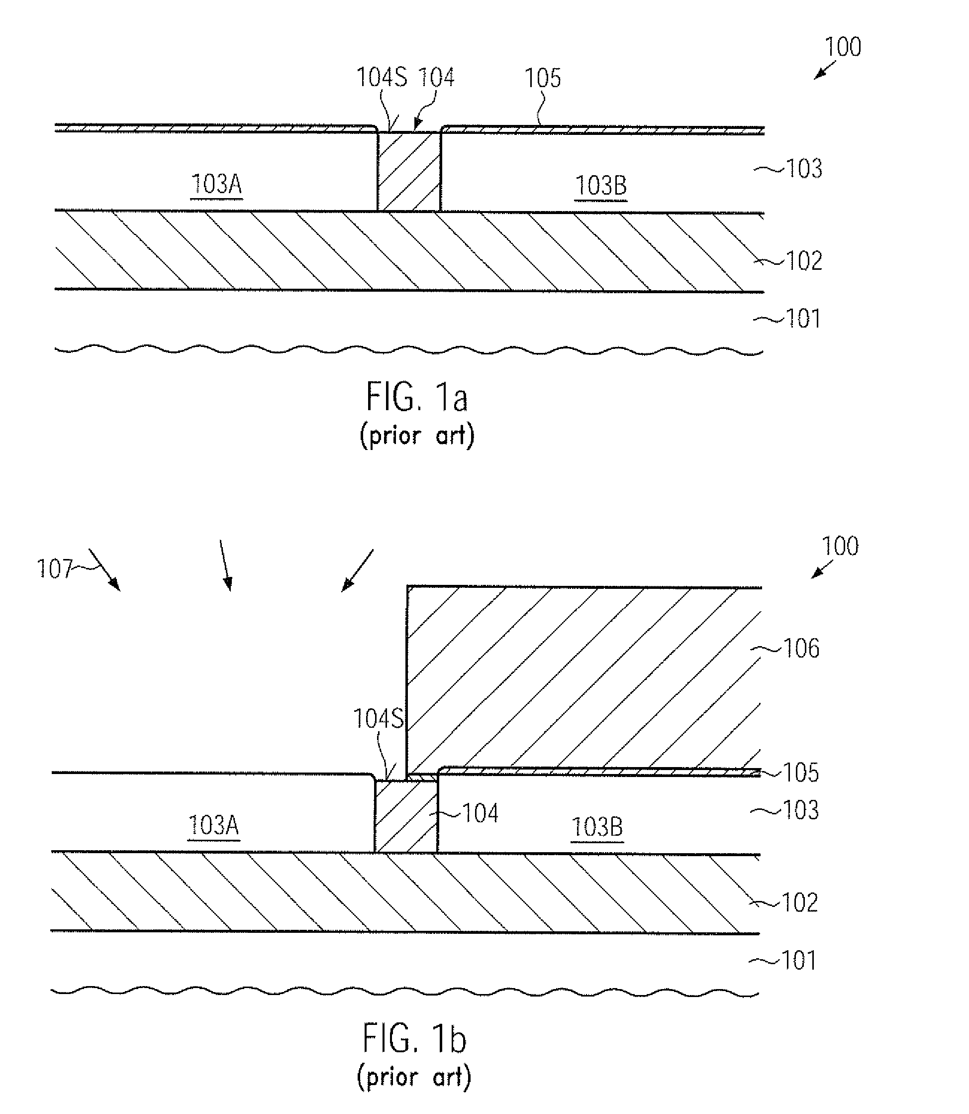 Reduction of thickness variations of a threshold semiconductor alloy by reducing patterning non-uniformities prior to depositing the semiconductor alloy