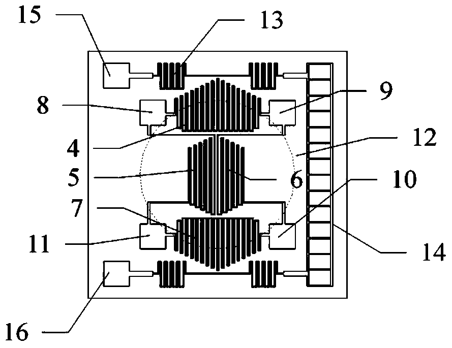 Multi-physical measurement sensor chip and production method thereof