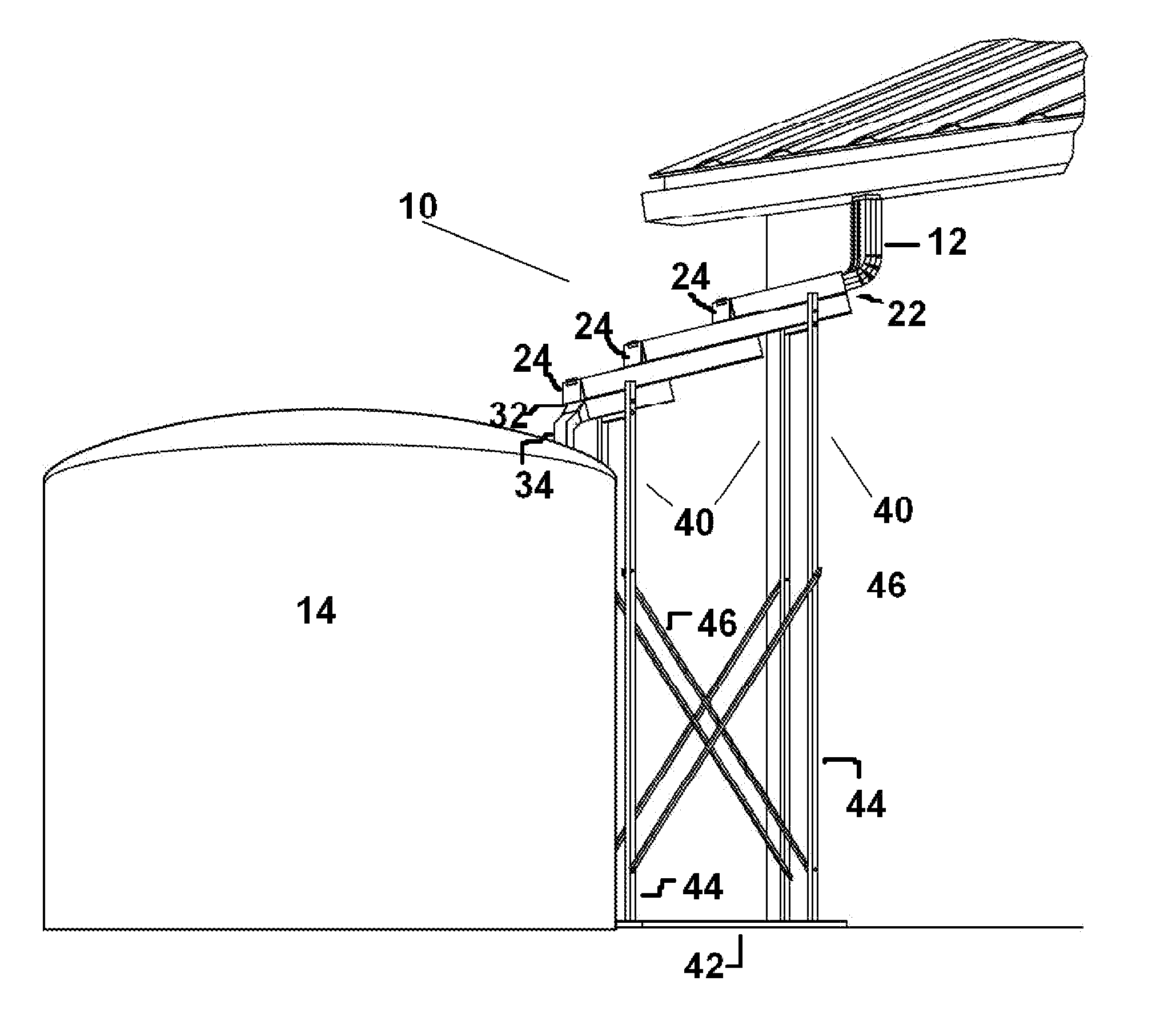 Self-cleaning rain downspout filtration device
