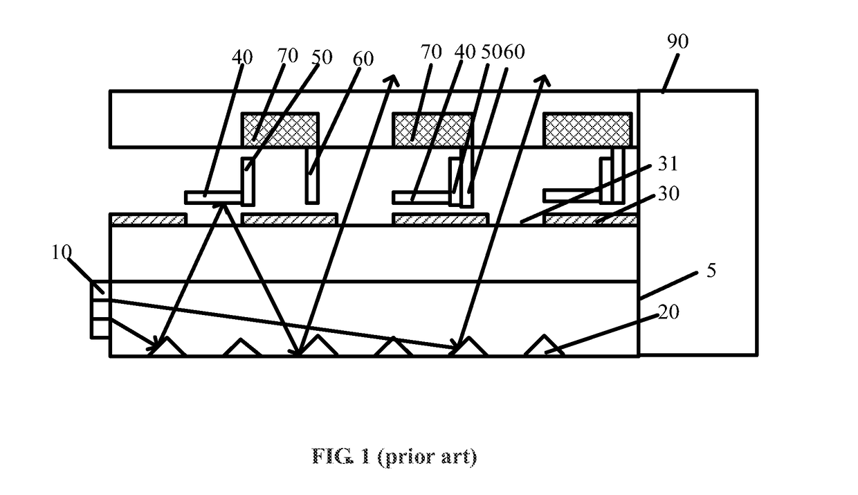 Display device having MEMS transmissive light valve and method for forming the same