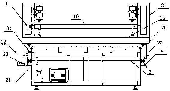 Straight-grain wire drawing machine