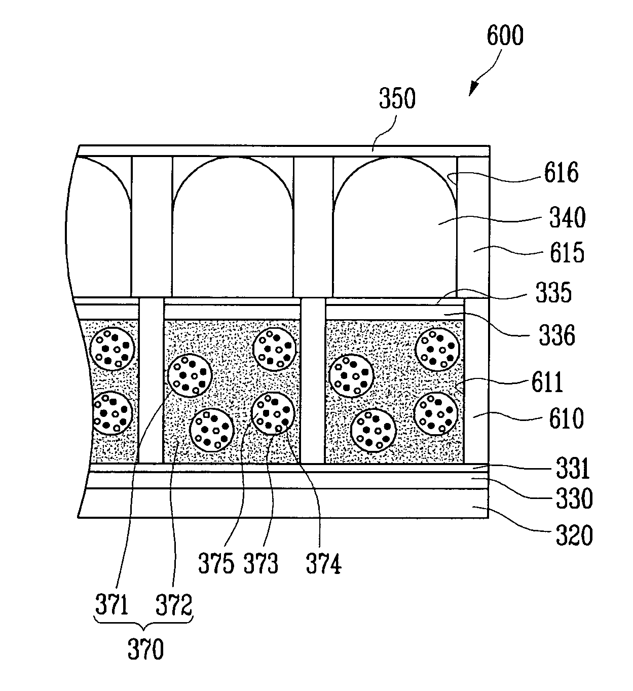 Braille display device using electrorheological fluid and manufacturing method thereof