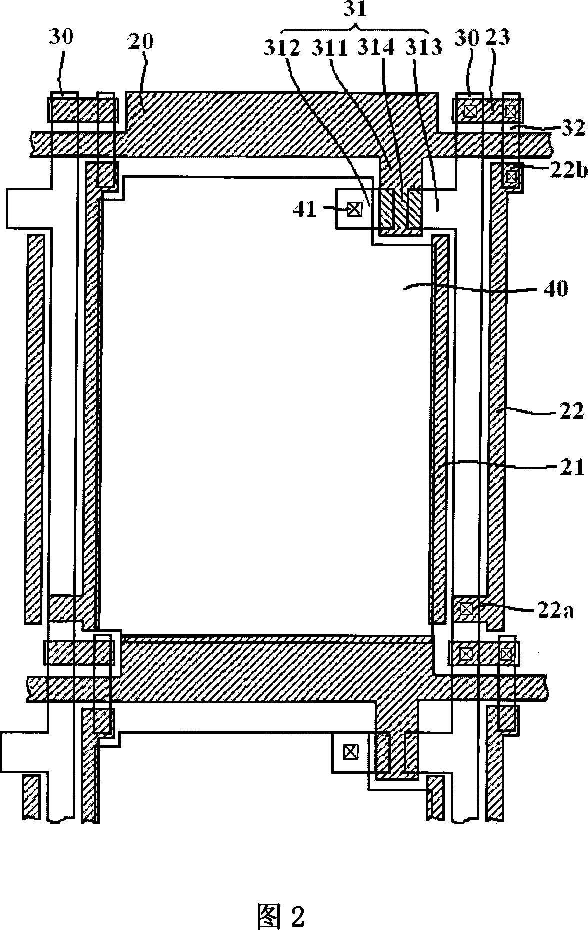 Thin film transistor array base board and its repairing method