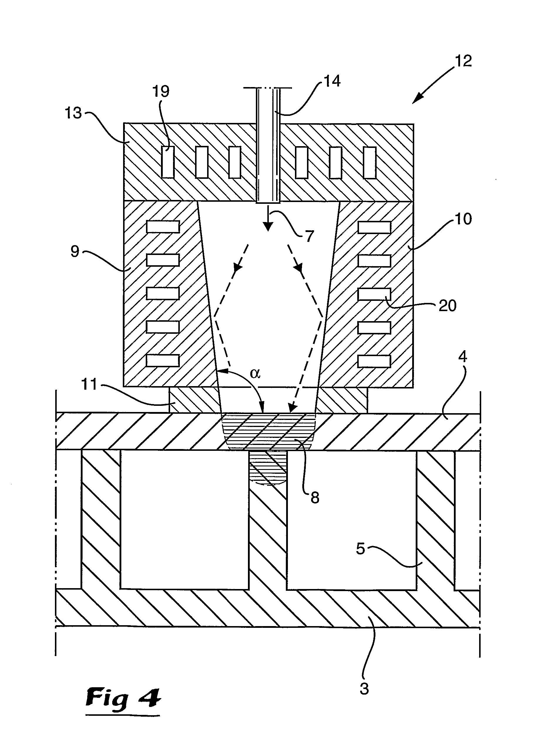 Method of joining pieces of metal material and a welding device
