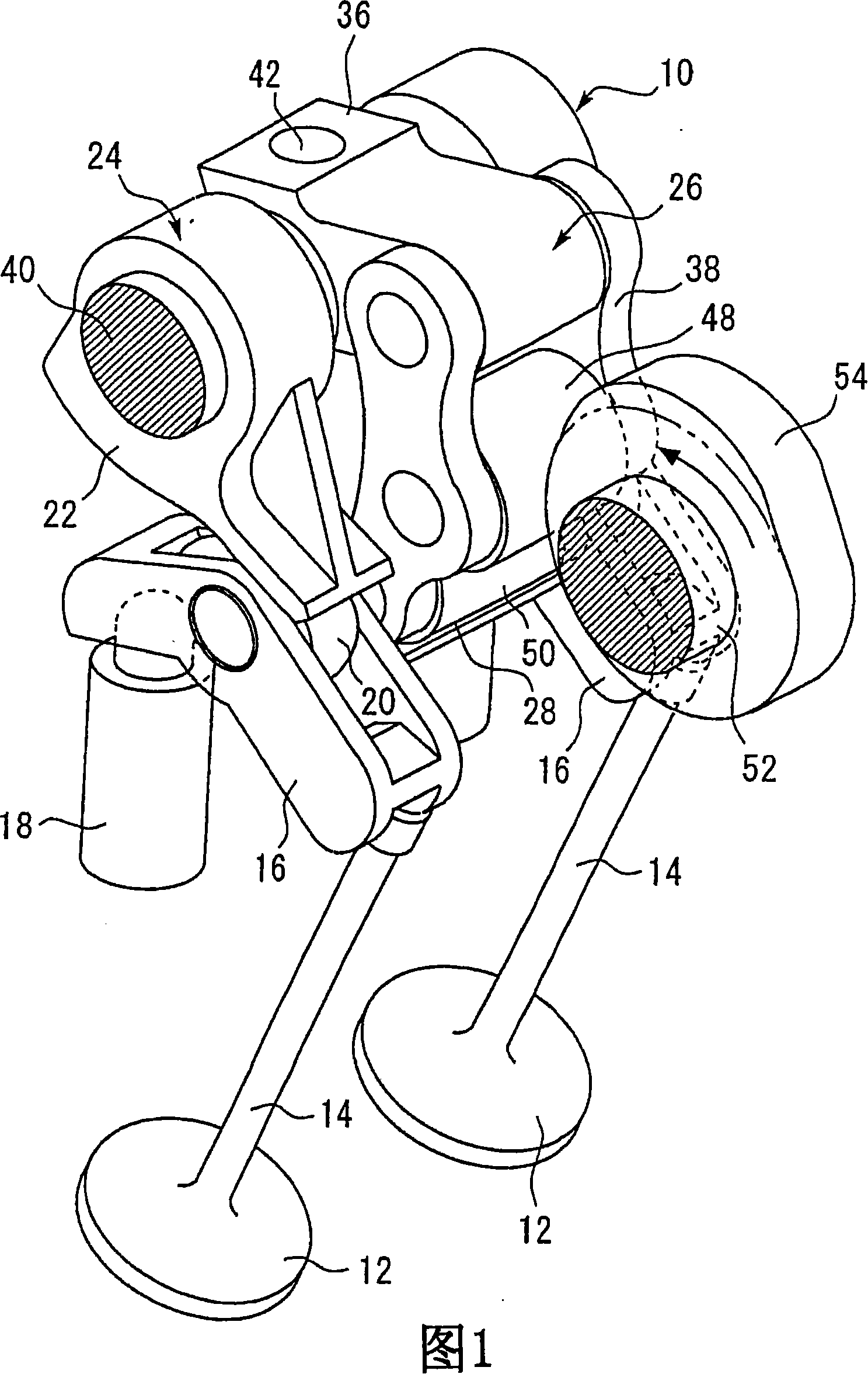 Variable valve mechanism