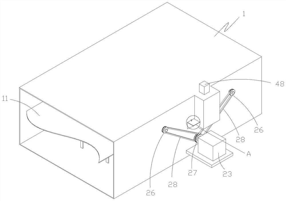 A spray dyeing machine for uniform dyeing