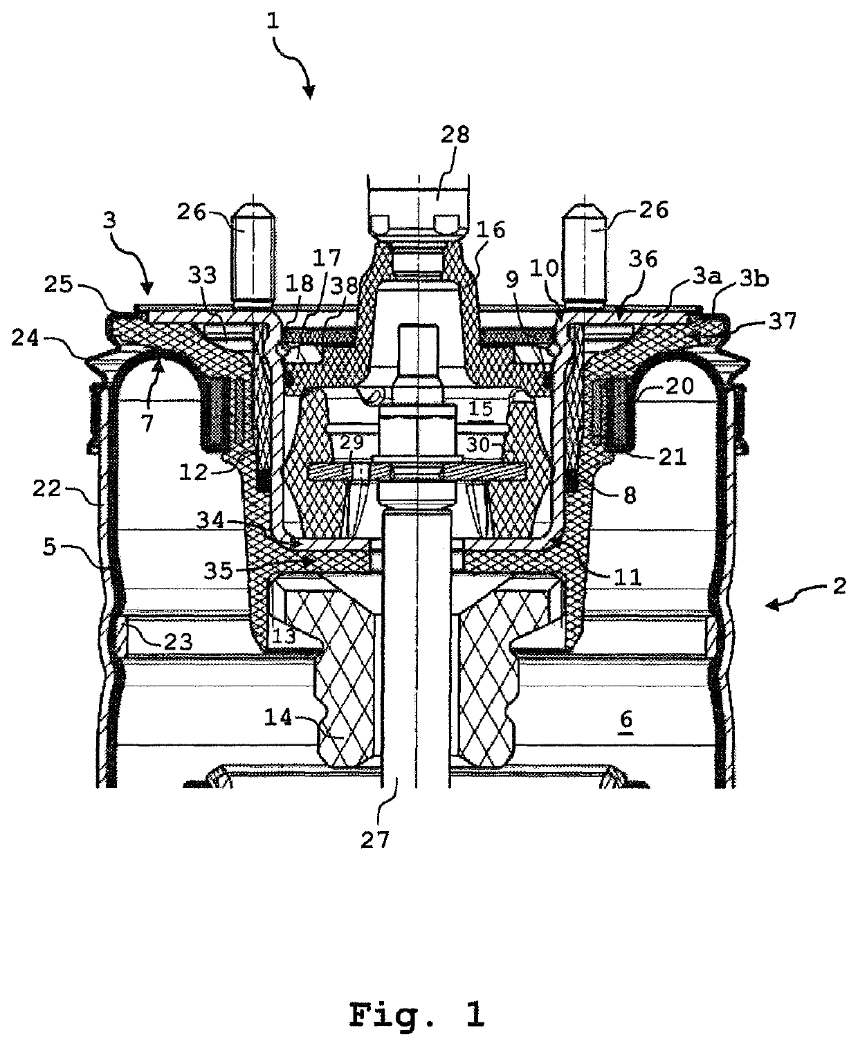 Air spring cover