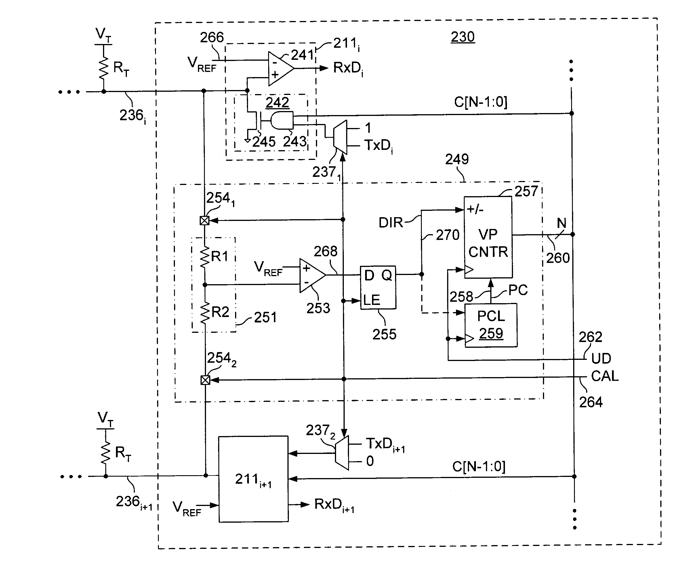 Output calibrator with dynamic precision