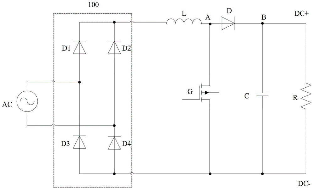 Overcurrent protection method and system for power factor correction circuit