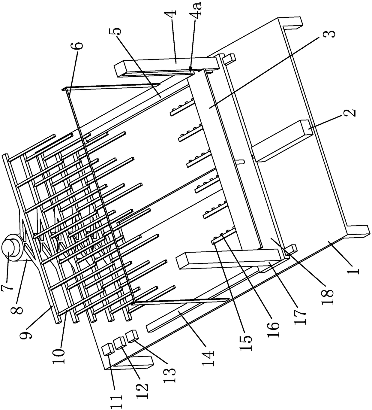 Manufacturing process of door core board