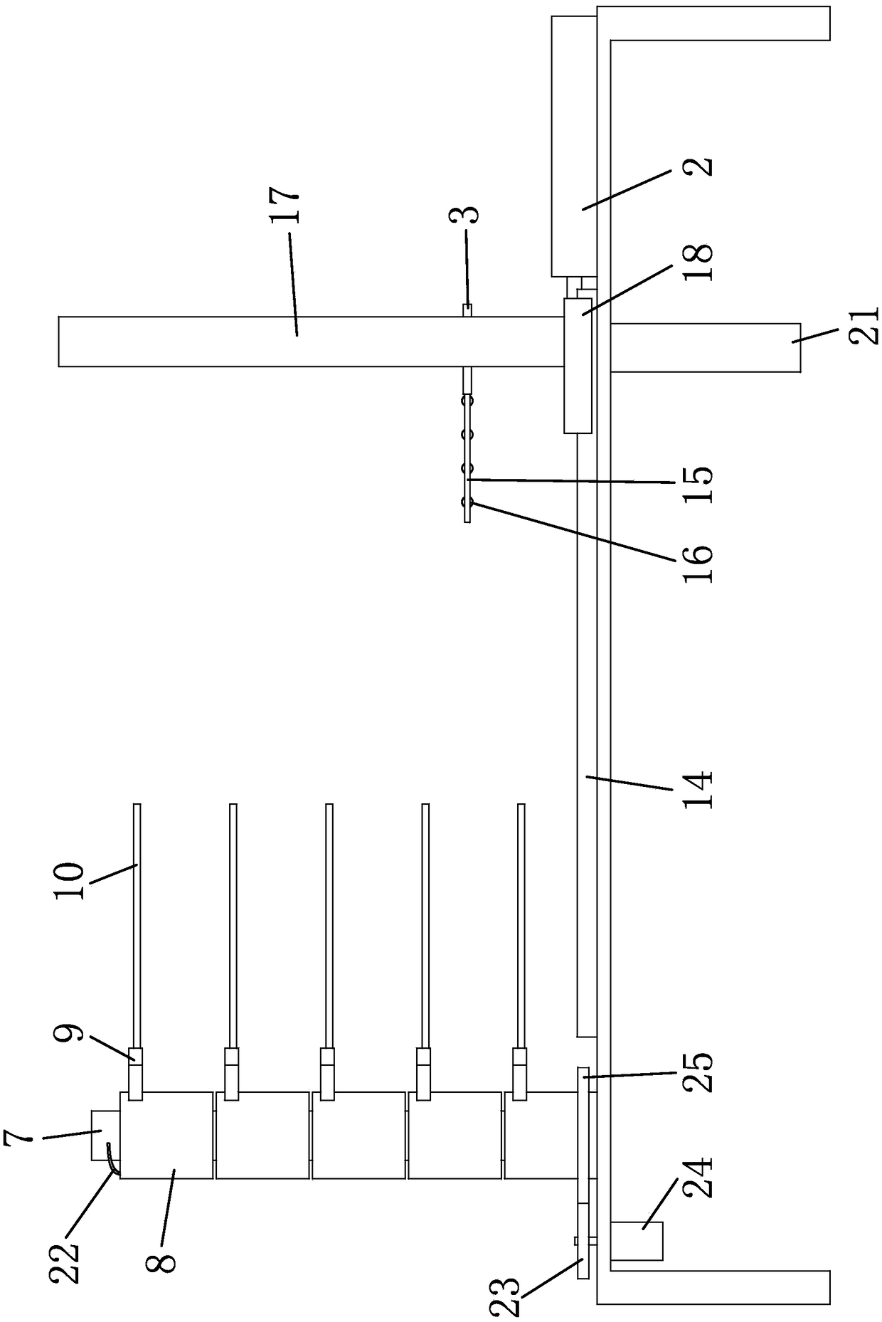 Manufacturing process of door core board