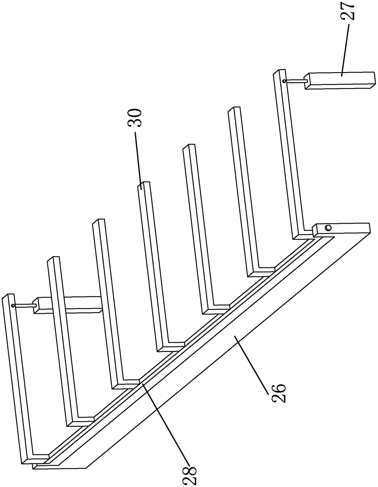 Manufacturing process of door core board