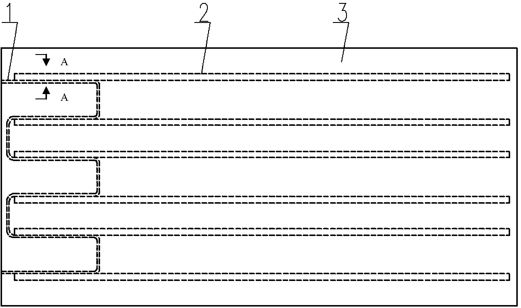 Low-flow-resistance energy storage type efficient radiator