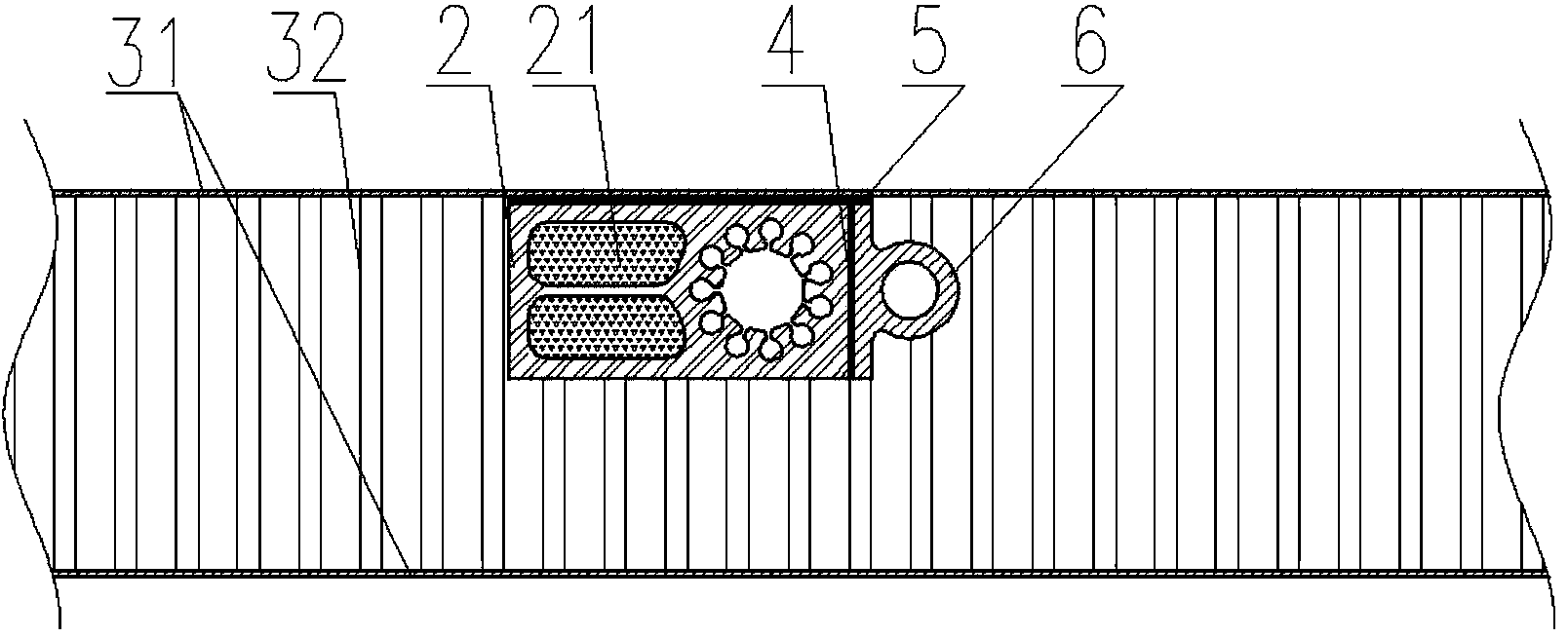 Low-flow-resistance energy storage type efficient radiator