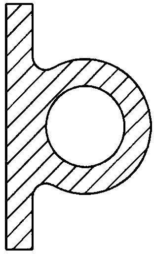 Low-flow-resistance energy storage type efficient radiator