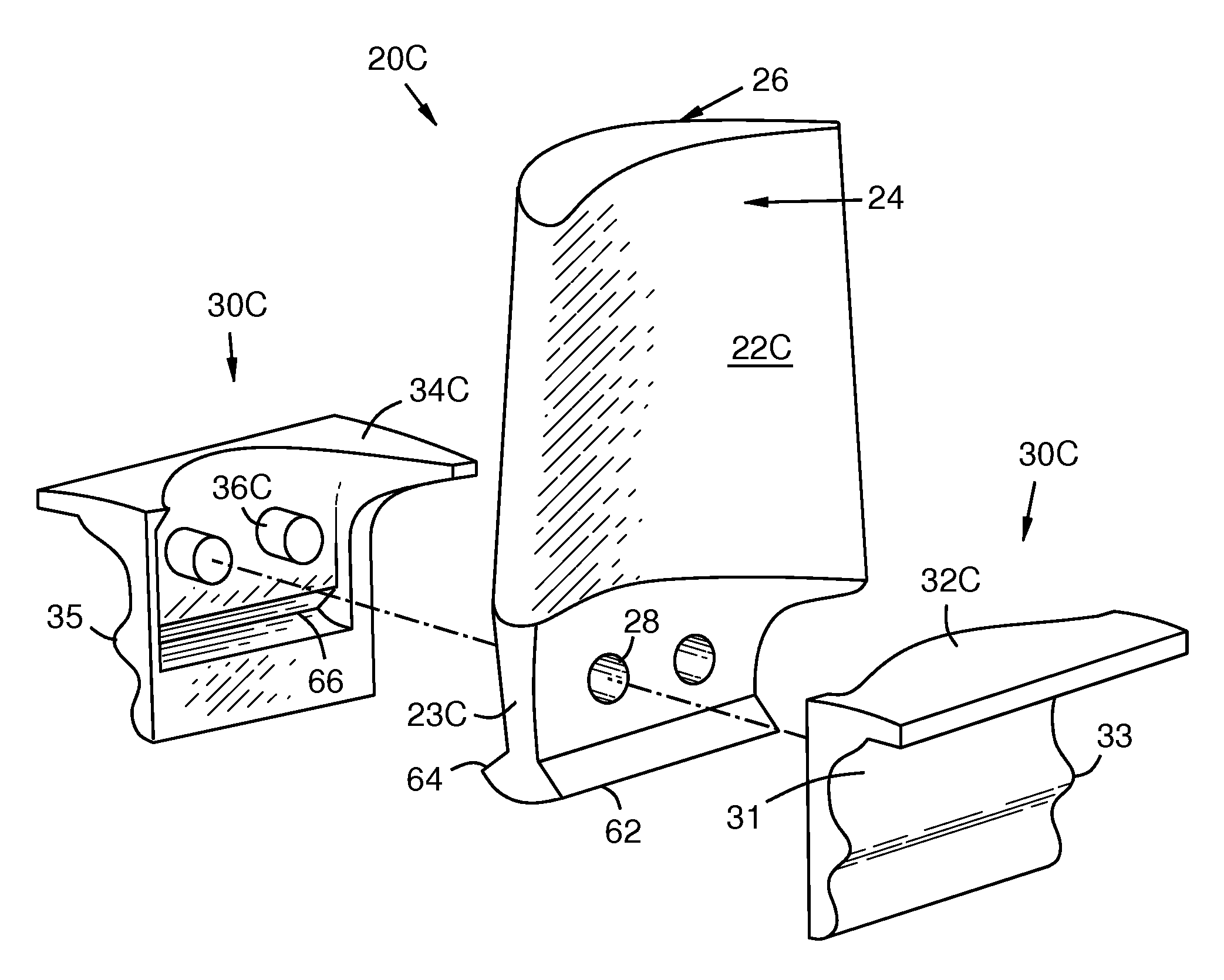 Turbine Engine Airfoil and Platform Assembly